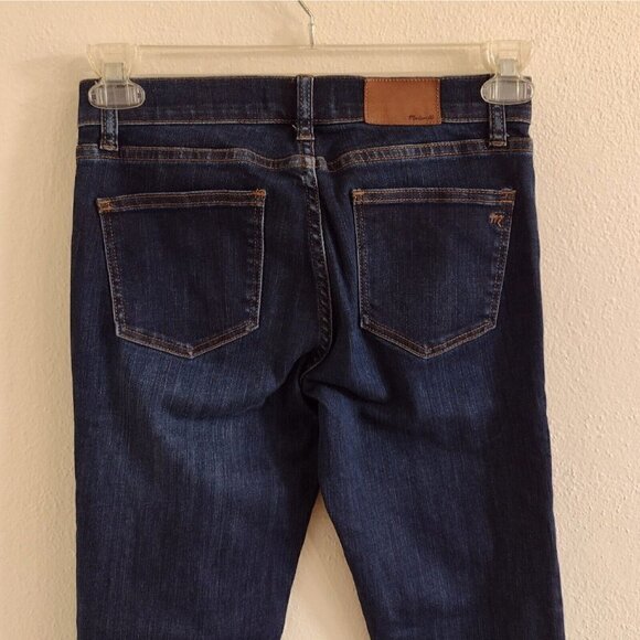 Madewell Super Skinny Womens 26 Denim Jeans Dark Wash Mid Rise - Picture 4 of 7
